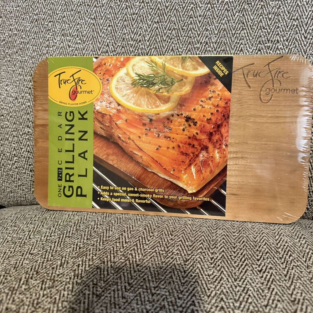 TrueFire Gourmet TFplank 12-1‎  Cedar Grilling Plank, 7 by 12-Inch Brand New